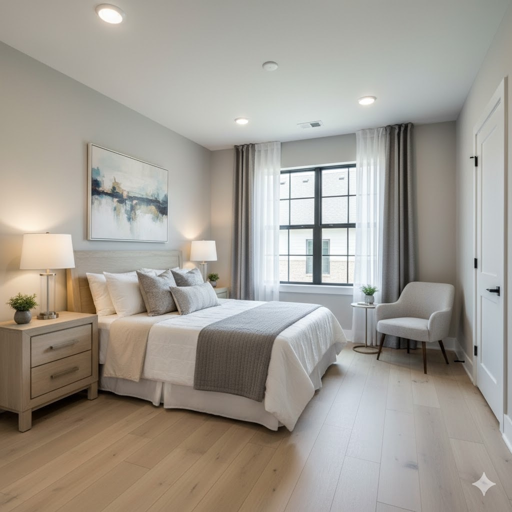 Furnished private bedroom at 3530 Datura Street — student apartments near St. Augustine, FL