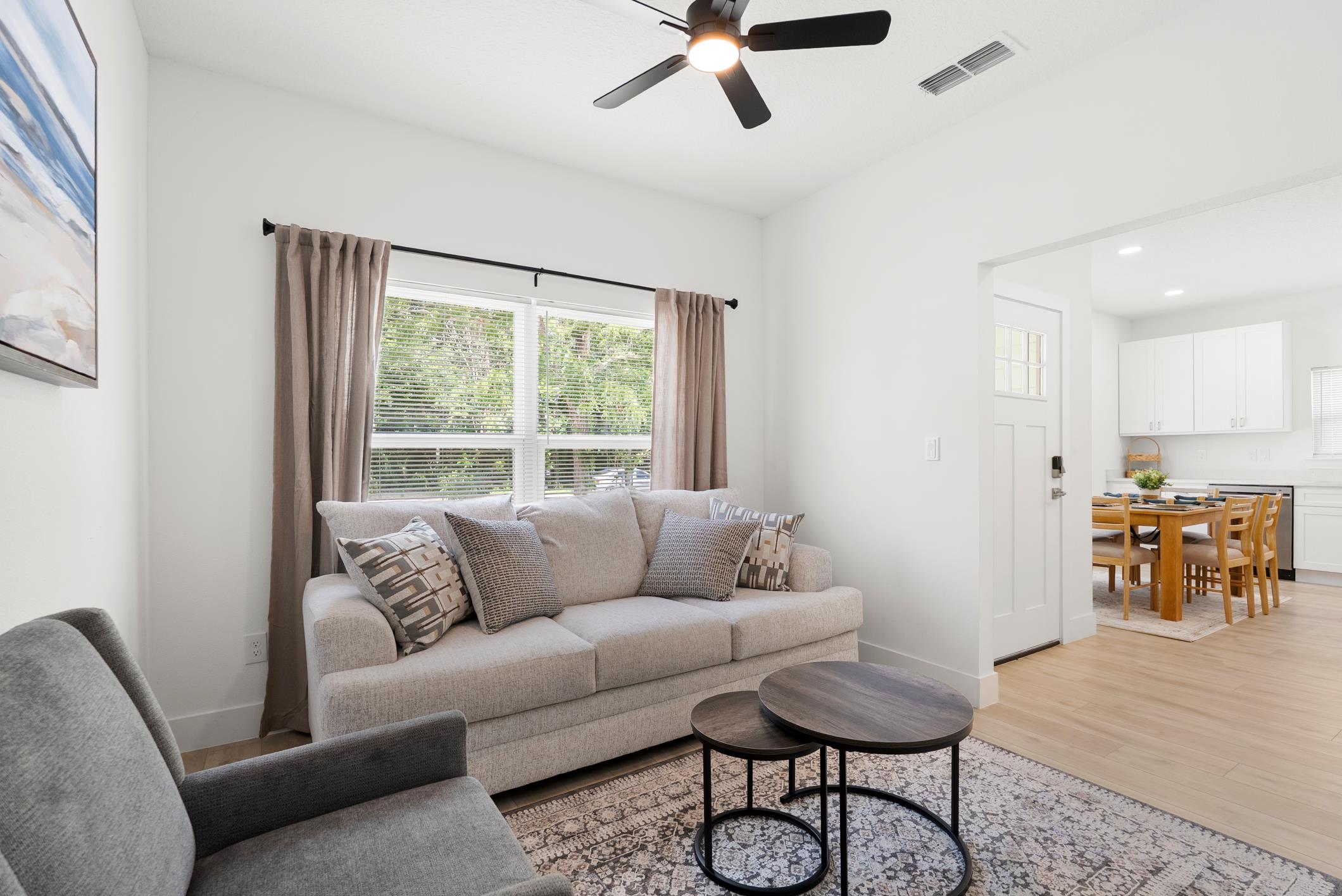 Furnished shared living room at 3540 Datura Street