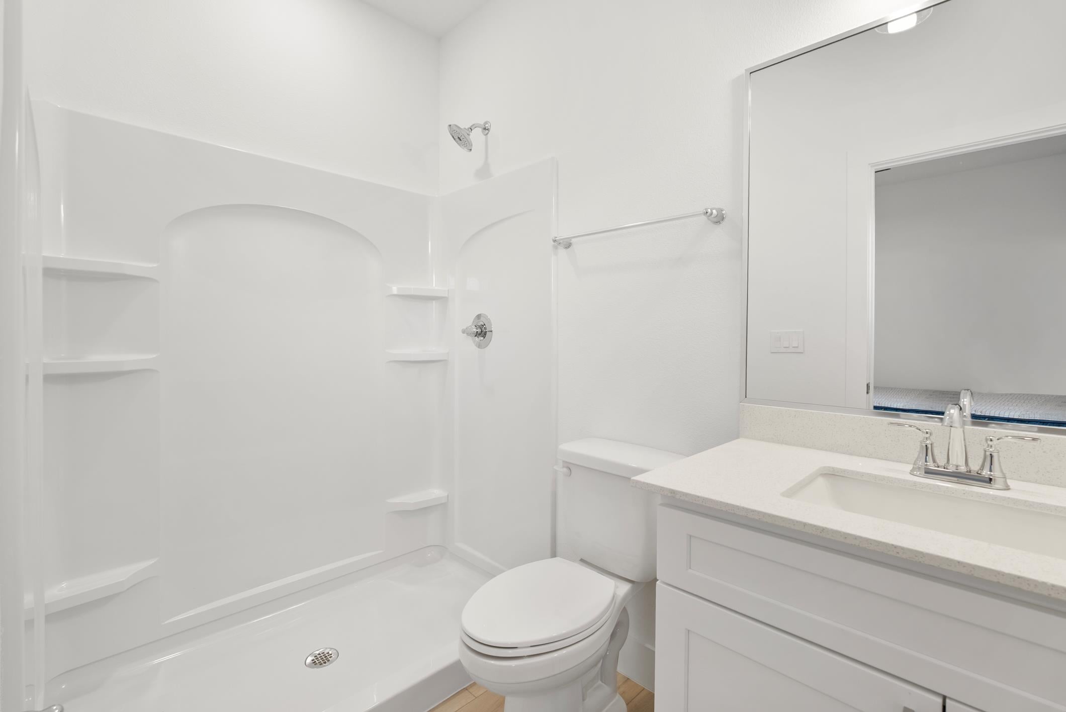 Bathroom with walk-in shower