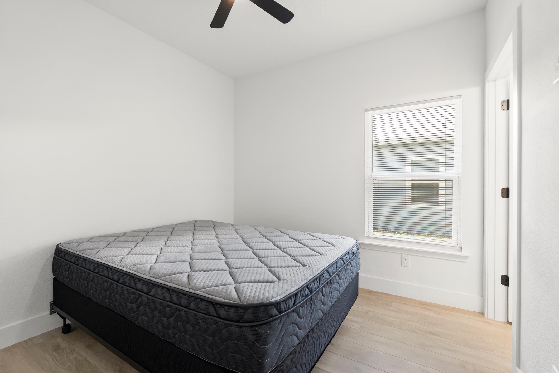Private resident bedroom with window views