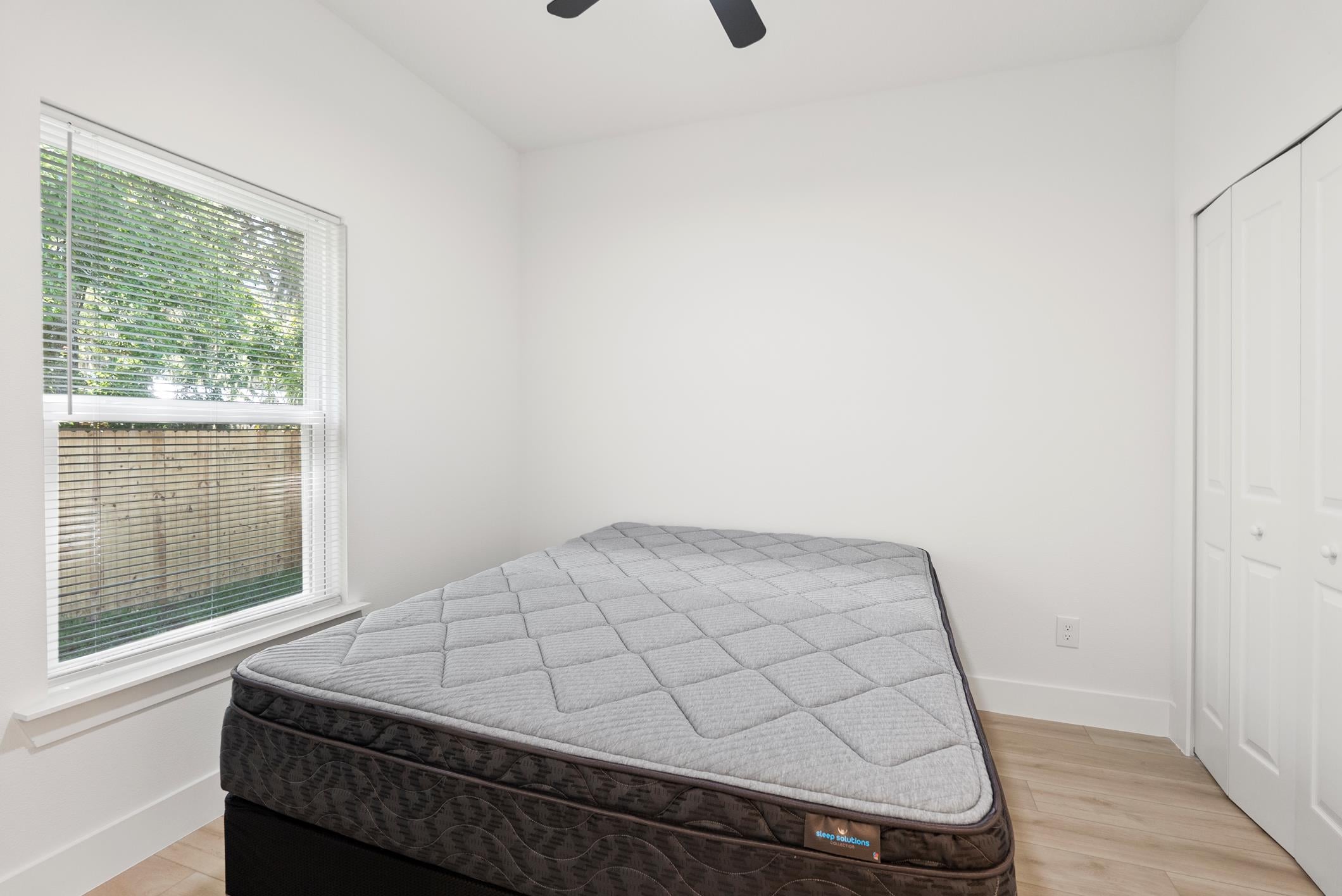 Private resident bedroom with garden views