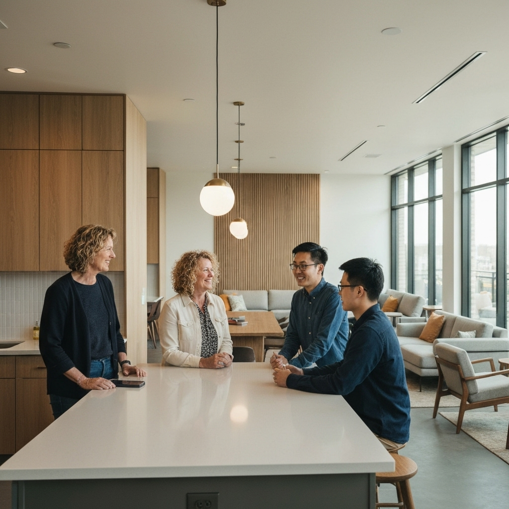 Co-living community space